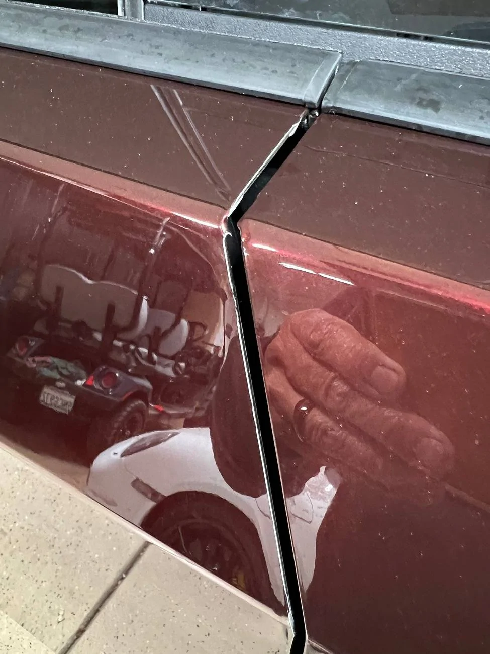 Tesla Cybertruck Just got the wrap from hell (by shop in Laguna Beach, CA) IMG_2874