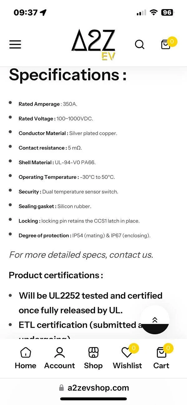 Tesla Cybertruck Cybertruck CCS1 x J1772 to Tesla(NACS) Fast Charging Adapter by TESLAUNCH IMG_0420