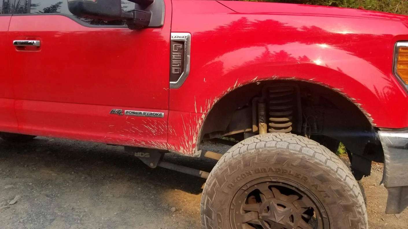 Tesla Cybertruck Bushwhacking - One of the many advantages of no paint & stainless steel (video) 20240907_145846adsm