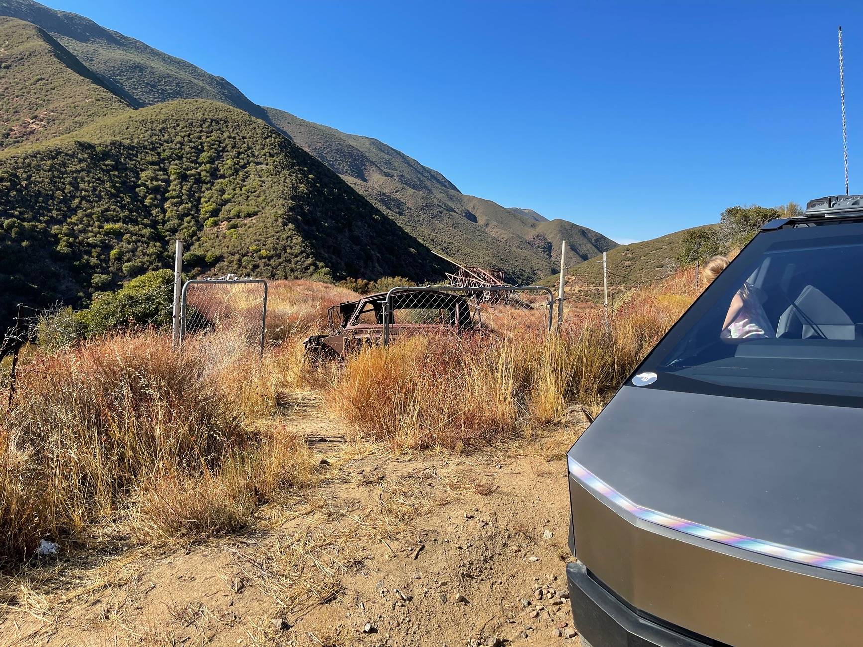 Tesla Cybertruck Oriflame Canyon offroading & desert camping last weekend IMG_8018