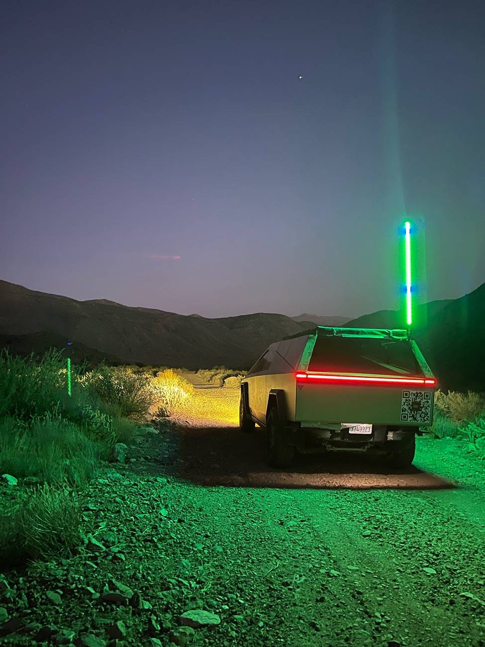 Tesla Cybertruck Oriflame Canyon offroading & desert camping last weekend IMG_8036