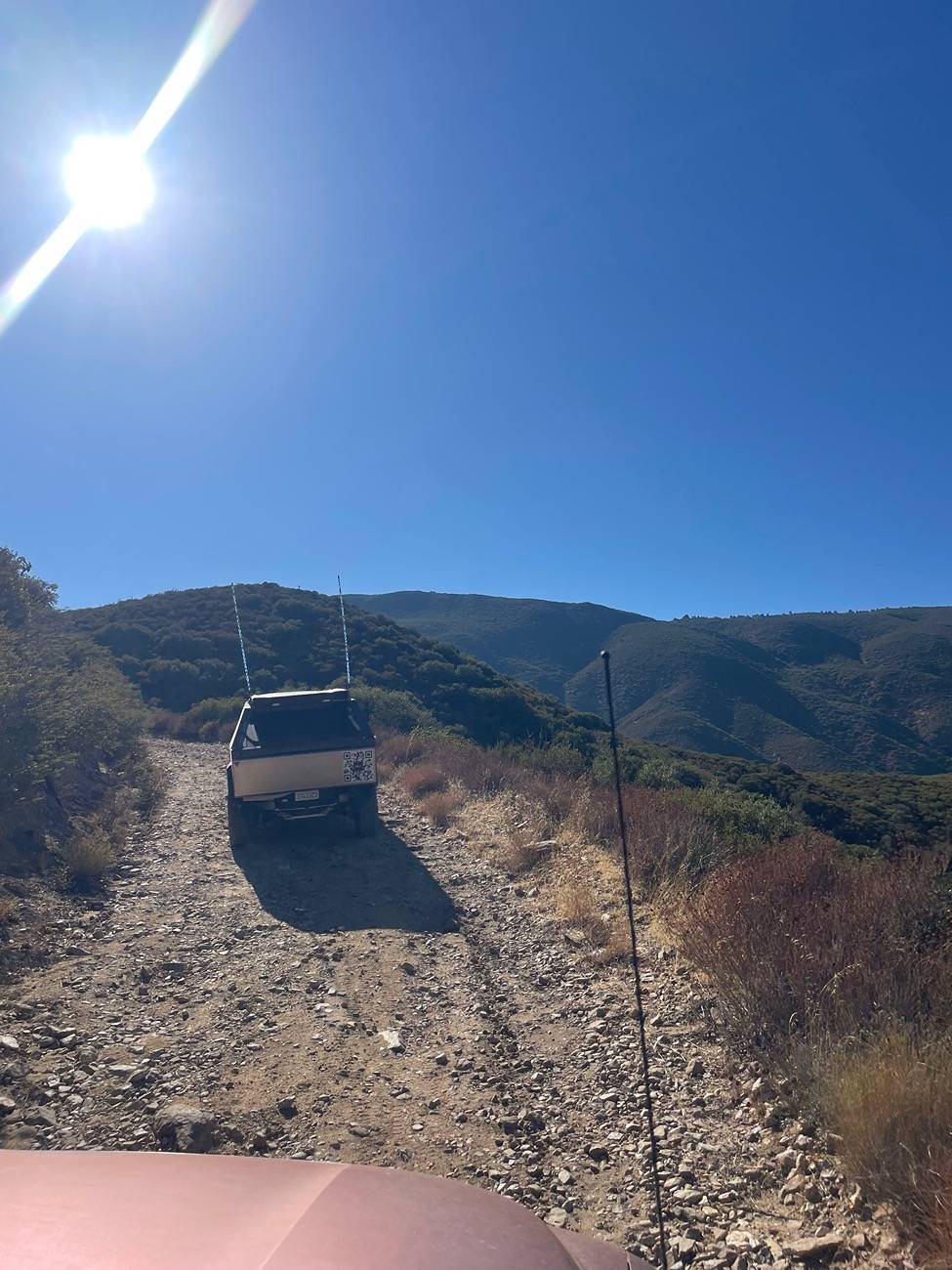 Tesla Cybertruck Oriflame Canyon offroading & desert camping last weekend IMG_3002
