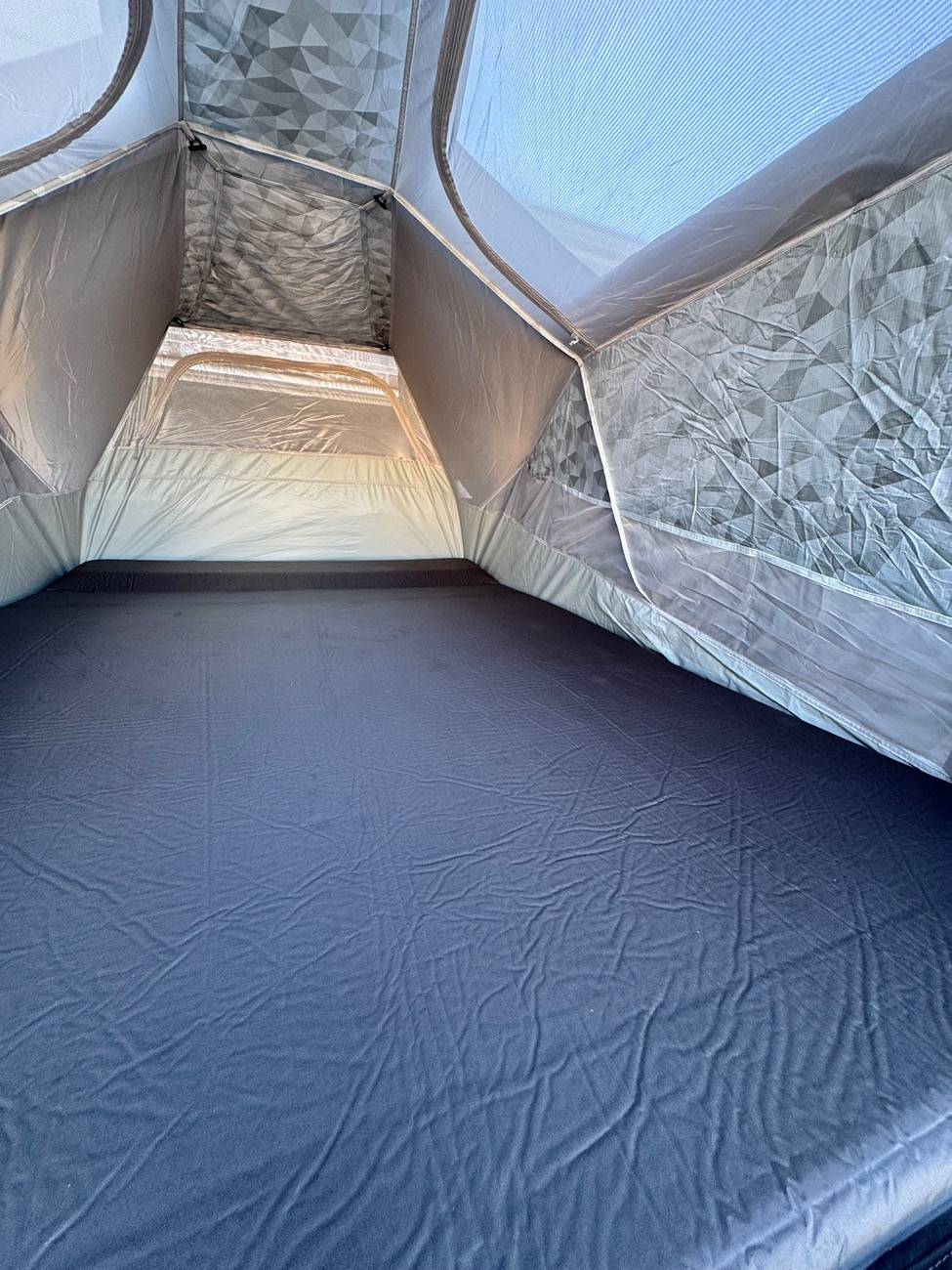 Tesla Cybertruck First time using Camp Mode with CyberTent! -- Review / Experience IMG_1347