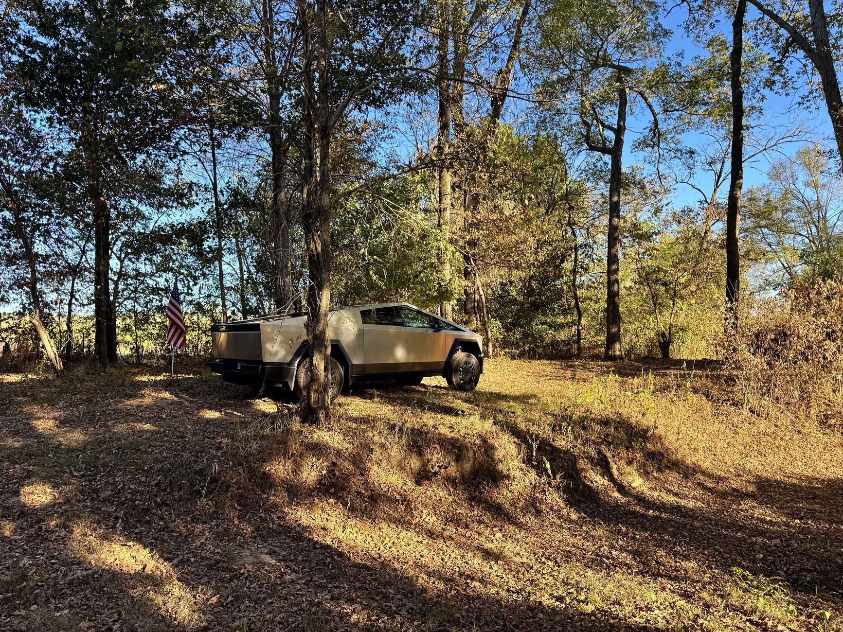 Tesla Cybertruck First time using Camp Mode with CyberTent! -- Review / Experience IMG_1458