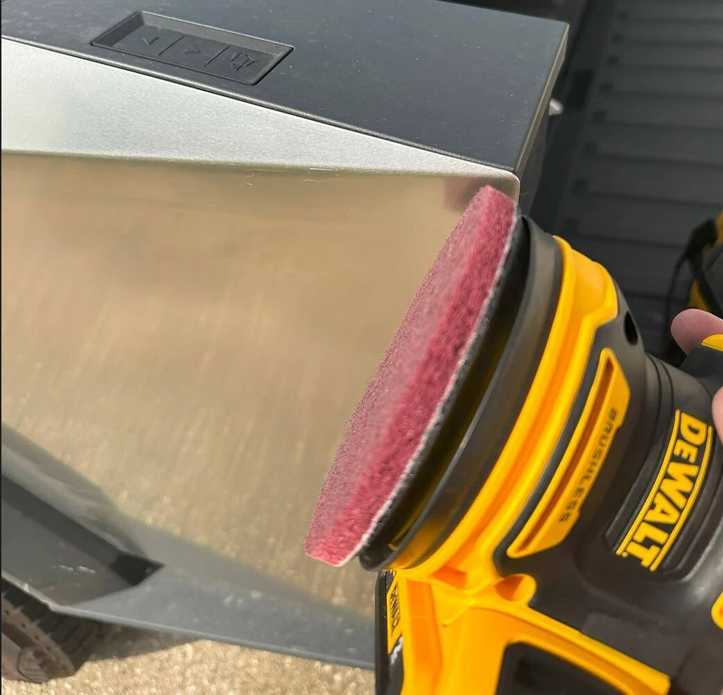 Tesla Cybertruck Matching Cybertruck Surface Finish When Sanding Out Scratch 1730731656922-s1