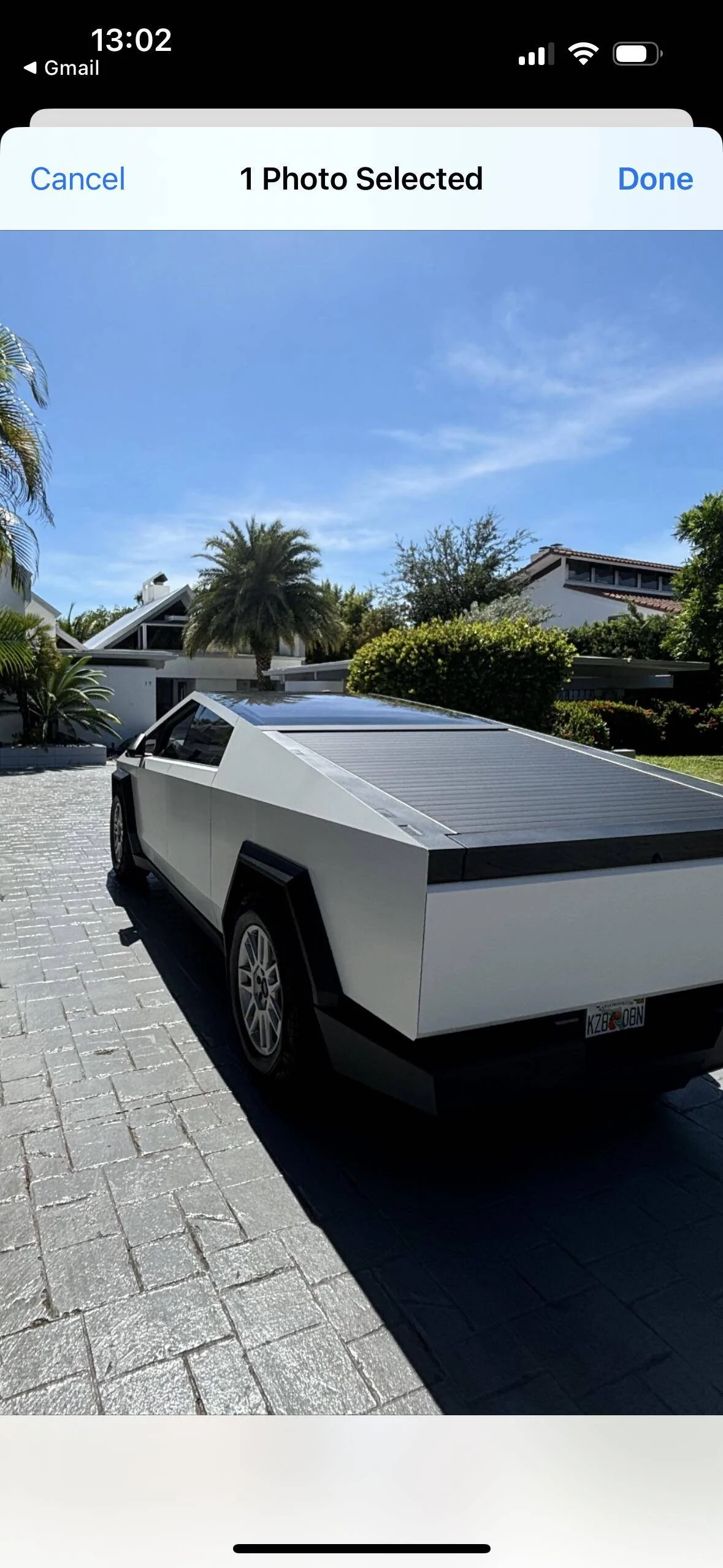 Tesla Cybertruck Cybertruck matches my house!! IMG_5554