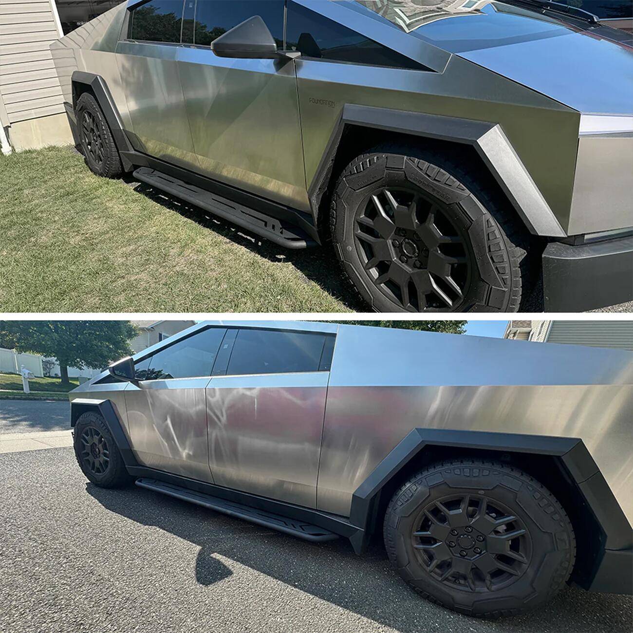Tesla Cybertruck New Running Boards for Cybertruck agdyad