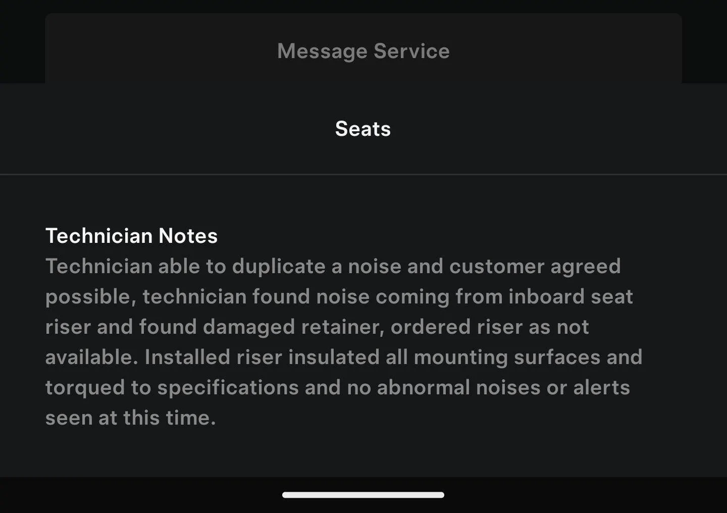 Tesla Cybertruck Anyone fixed the interior creak? Screenshot_20241022-133734~2