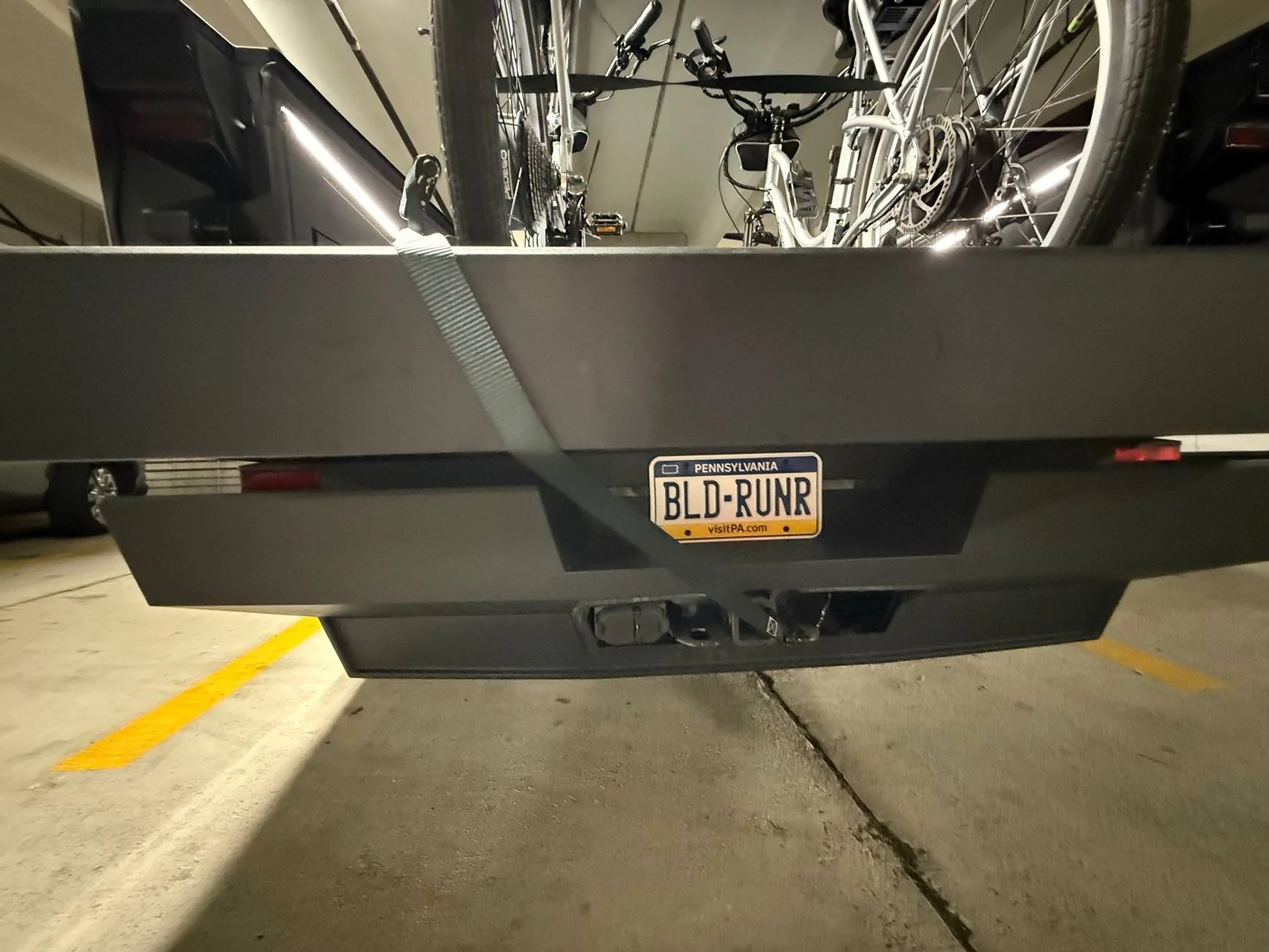 Tesla Cybertruck RIDE88 QR3 bike rack installed in Cybertruck bed - love it IMG_4162