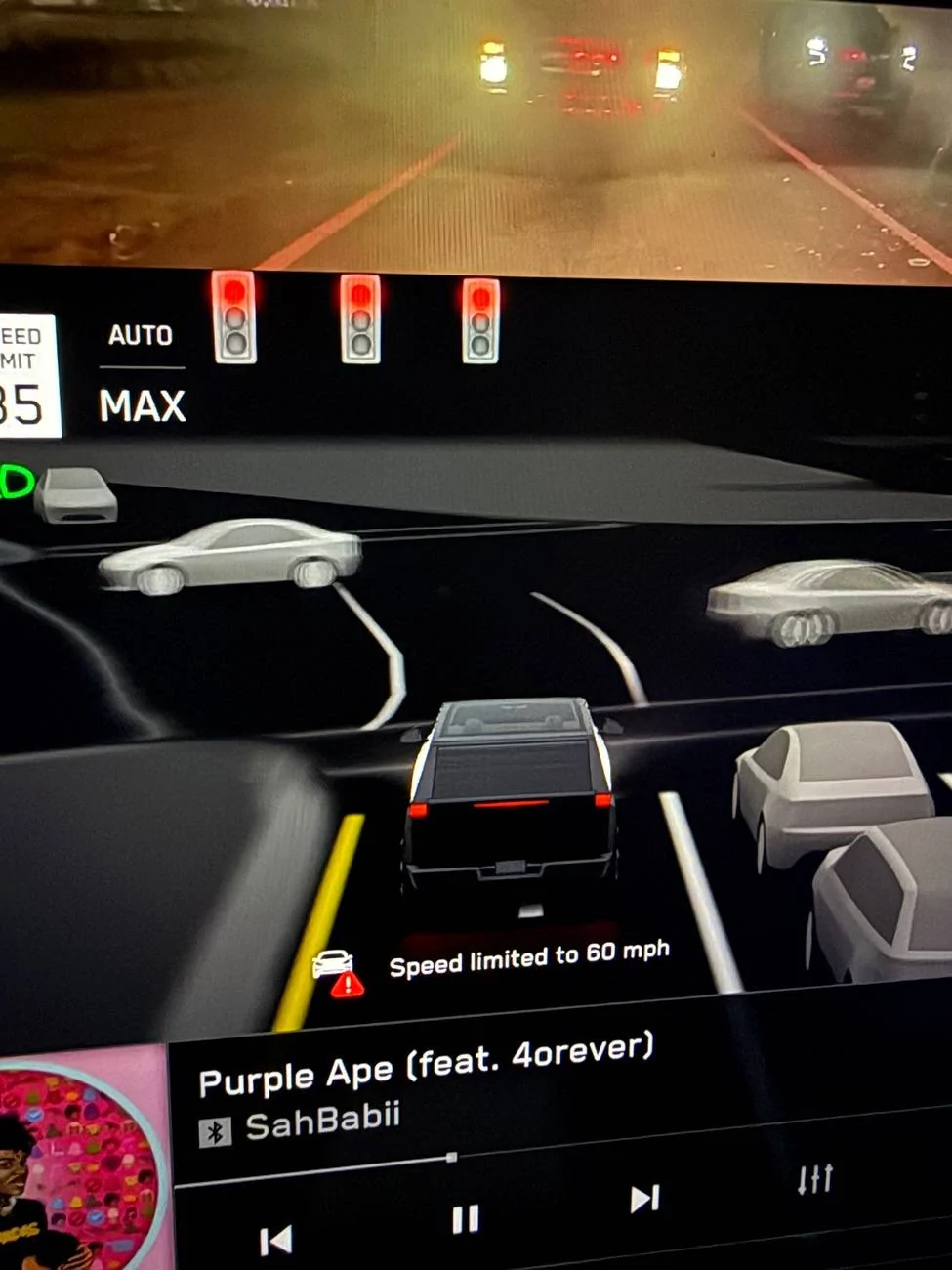 Tesla Cybertruck Very strange error while driving. REAR MOTOR DISABLED IMG_1992