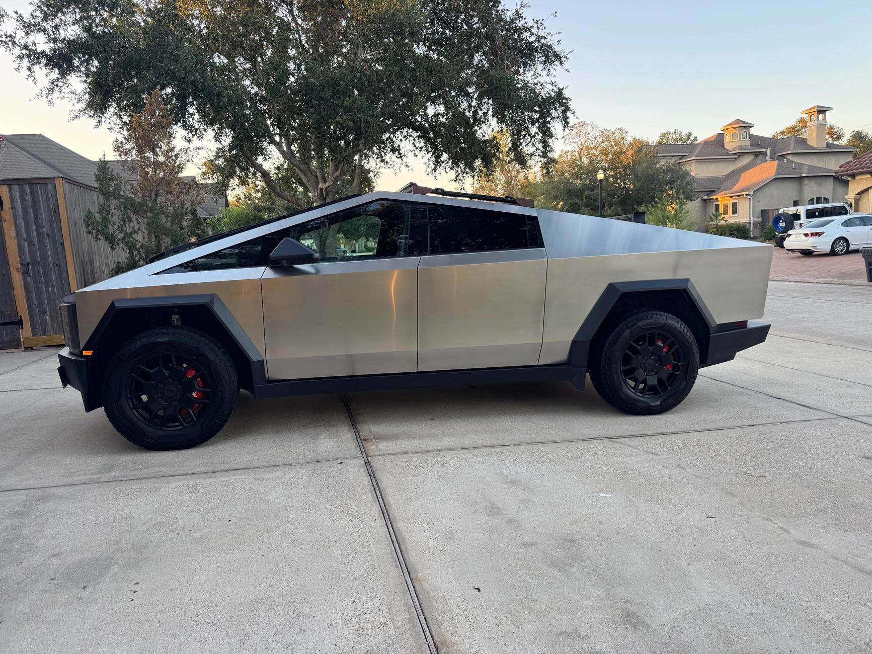 Tesla Cybertruck Caliper Cover Now Available in Matte Black & Electric Blue for Cybertruck! (by Cybergear) IMG_0173
