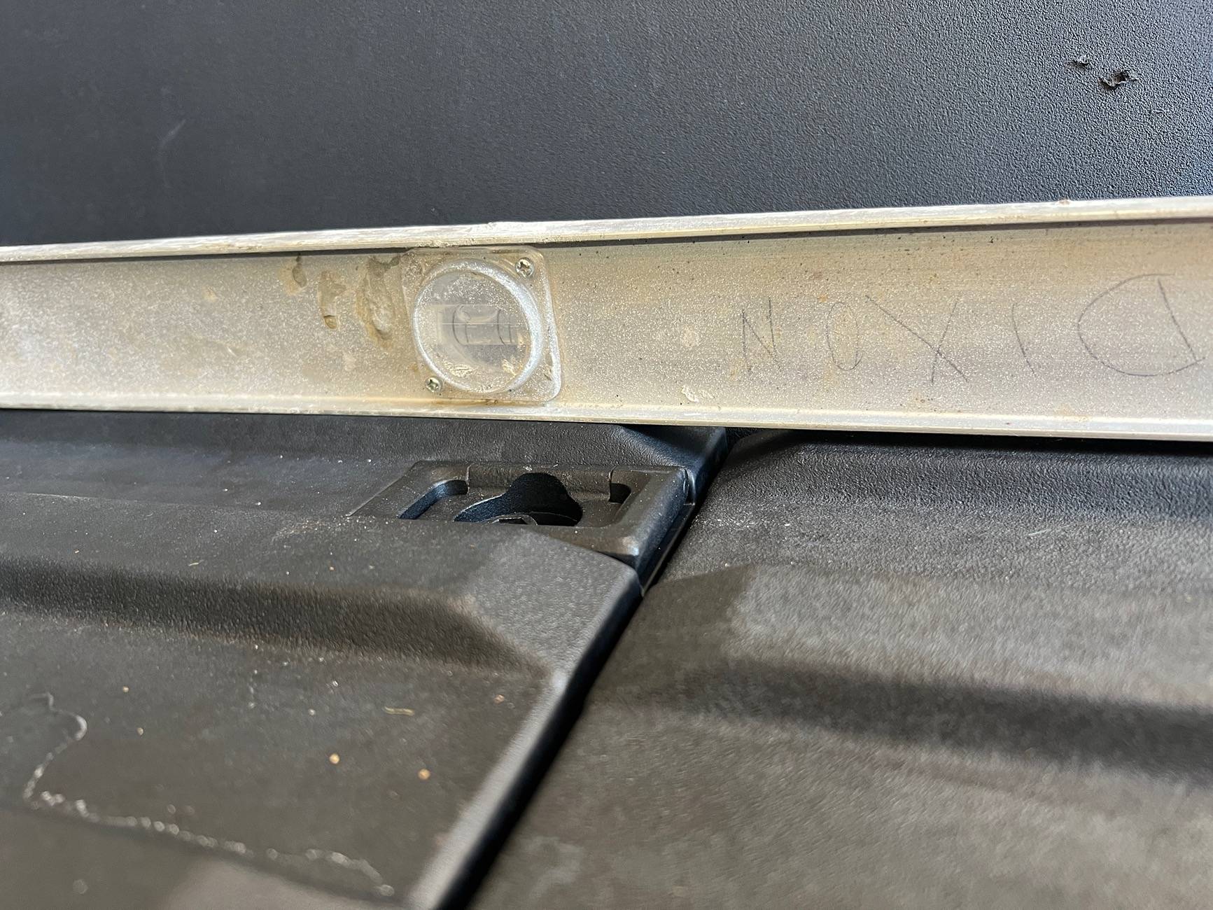 Tesla Cybertruck CT vault divider not fitting? It’s because cover is warped. IMG_3056