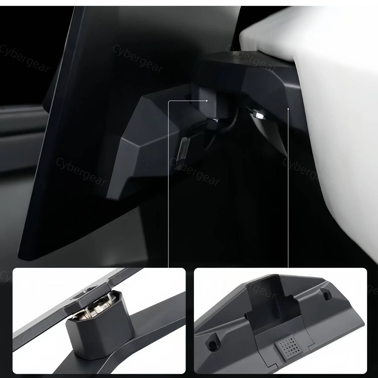 Tesla Cybertruck Screen Swivel Mount for Cybertruck - Pre Order to get 22% off (from Cybergear) 50e57ef7346a19cb8a50d23a304bdff