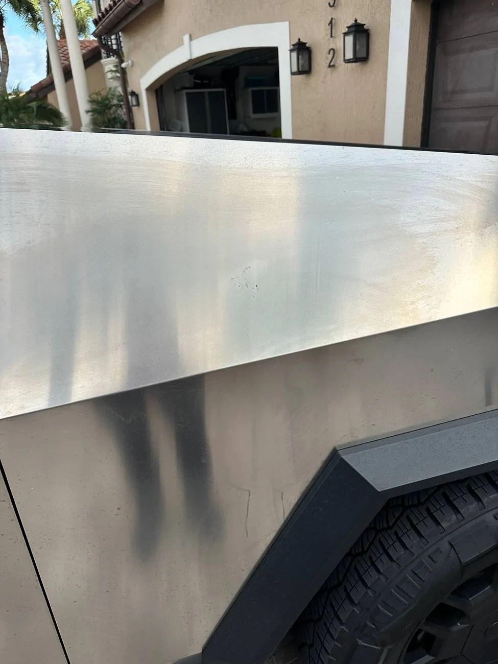 Tesla Cybertruck Bird Poop Stain! {filename}