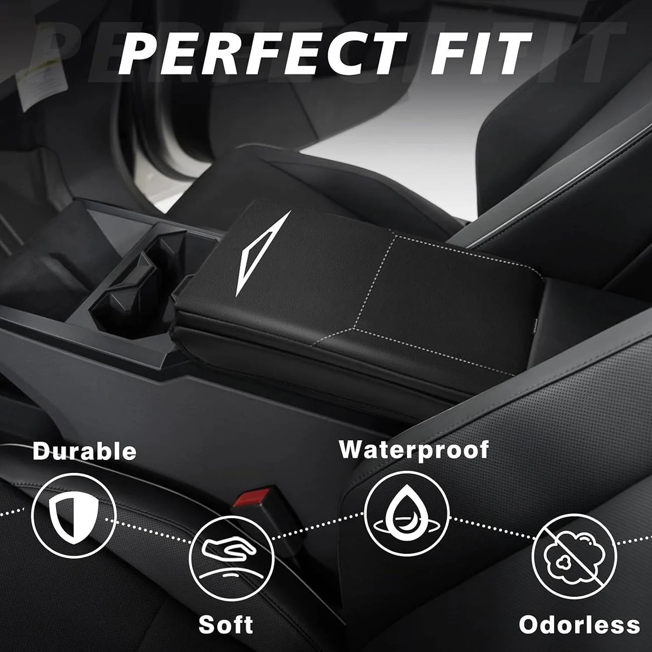 Tesla Cybertruck BestEvMod - V3 Thickened Center Console Armrest Cover + 10% Off! 714wwVBqN3L._AC_SL1500_