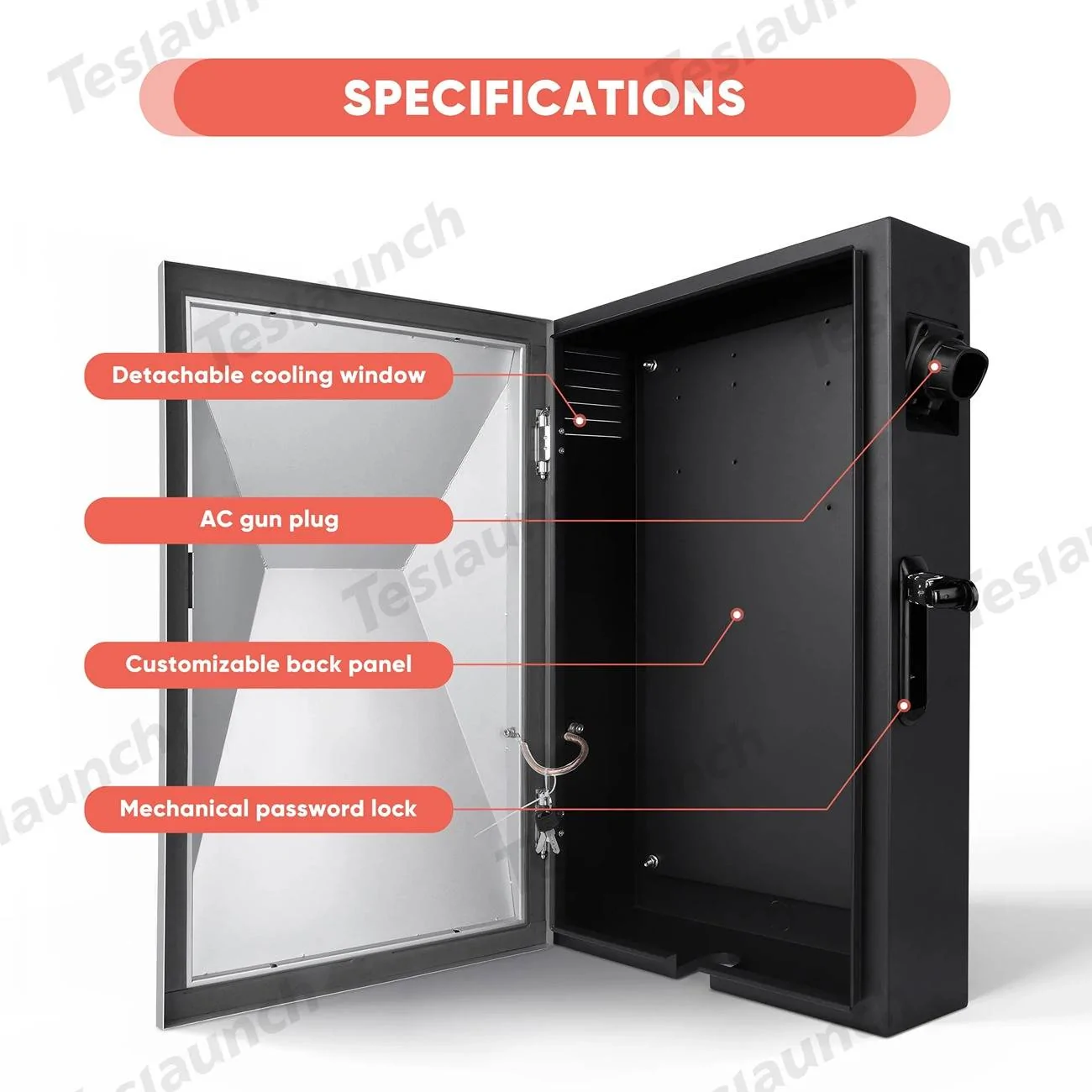 Tesla Cybertruck 💬 Cybervault Charging Case: The Ultimate Charging Companion for Your Tesla – What Do You Think? 🚗🔋 cybertruckchargingstoragebox_7