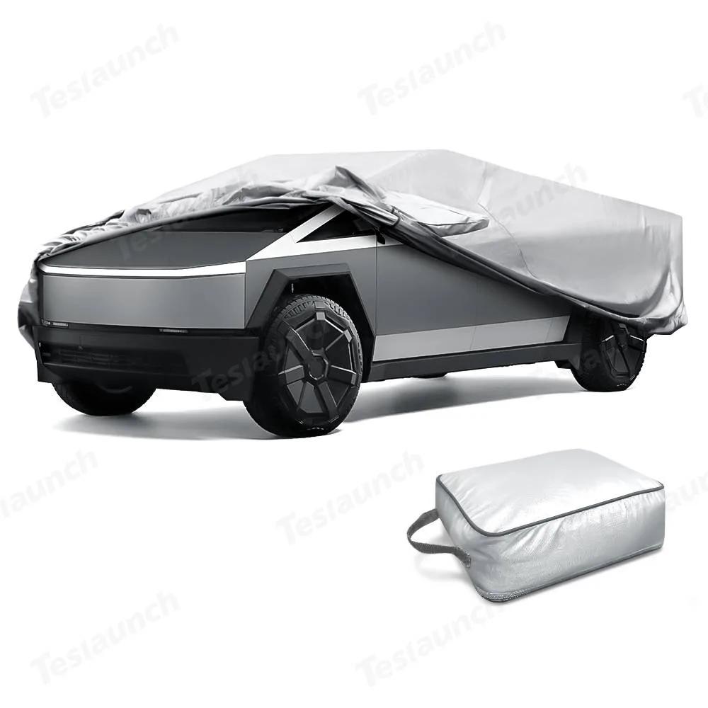 Tesla Cybertruck 🌧️🌞All-Weather Full Cover Outdoor Car Cover For Cybertruck – Ready for Any Adventure! 🛡️🚙 01