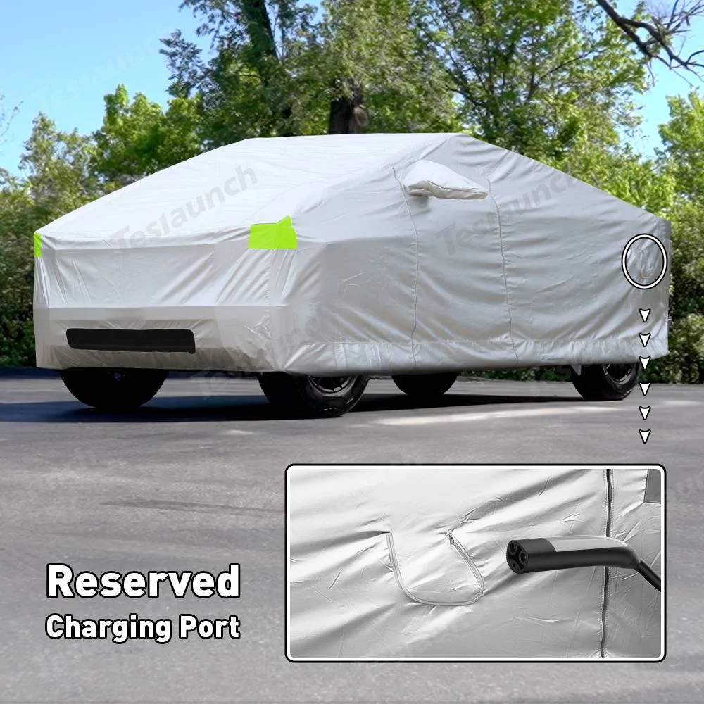 Tesla Cybertruck 🌧️🌞All-Weather Full Cover Outdoor Car Cover For Cybertruck – Ready for Any Adventure! 🛡️🚙 4