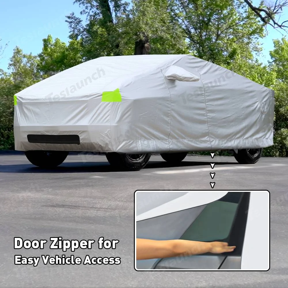 Tesla Cybertruck 🌧️🌞All-Weather Full Cover Outdoor Car Cover For Cybertruck – Ready for Any Adventure! 🛡️🚙 6