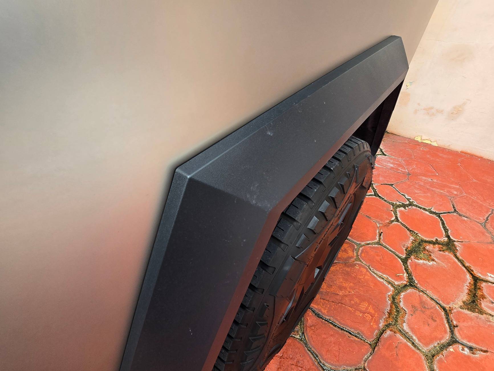 Tesla Cybertruck Protecting Cybertruck Plastic Panels w/ DIY Overlay Film Protection Kits -- Resist Stain, Scratches Cybertruck SLiPLO Stickercity Customer Plastic Protection DIY (3)