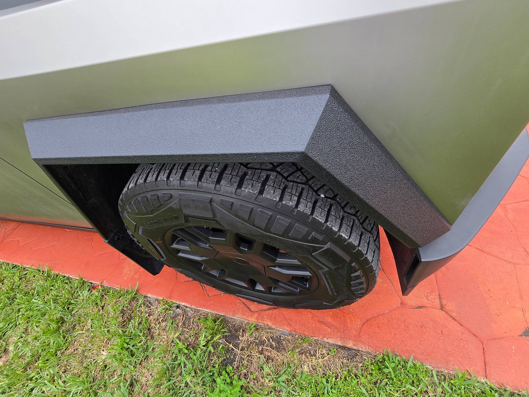 Tesla Cybertruck Protecting Cybertruck Plastic Panels w/ DIY Overlay Film Protection Kits -- Resist Stain, Scratches Cybertruck SLiPLO Stickercity Customer Plastic Protection DIY (23)