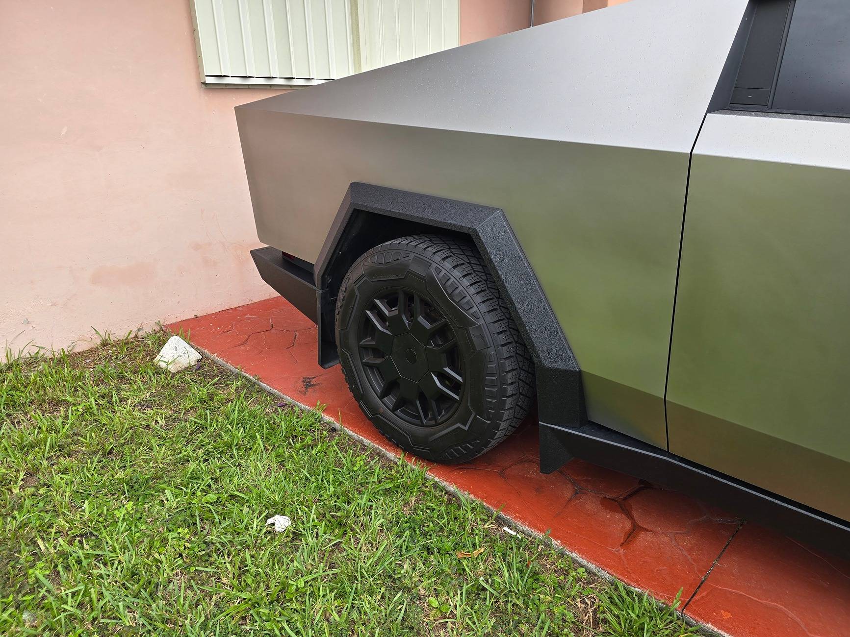 Tesla Cybertruck Protecting Cybertruck Plastic Panels w/ DIY Overlay Film Protection Kits -- Resist Stain, Scratches Cybertruck SLiPLO Stickercity Customer Plastic Protection DIY (25)