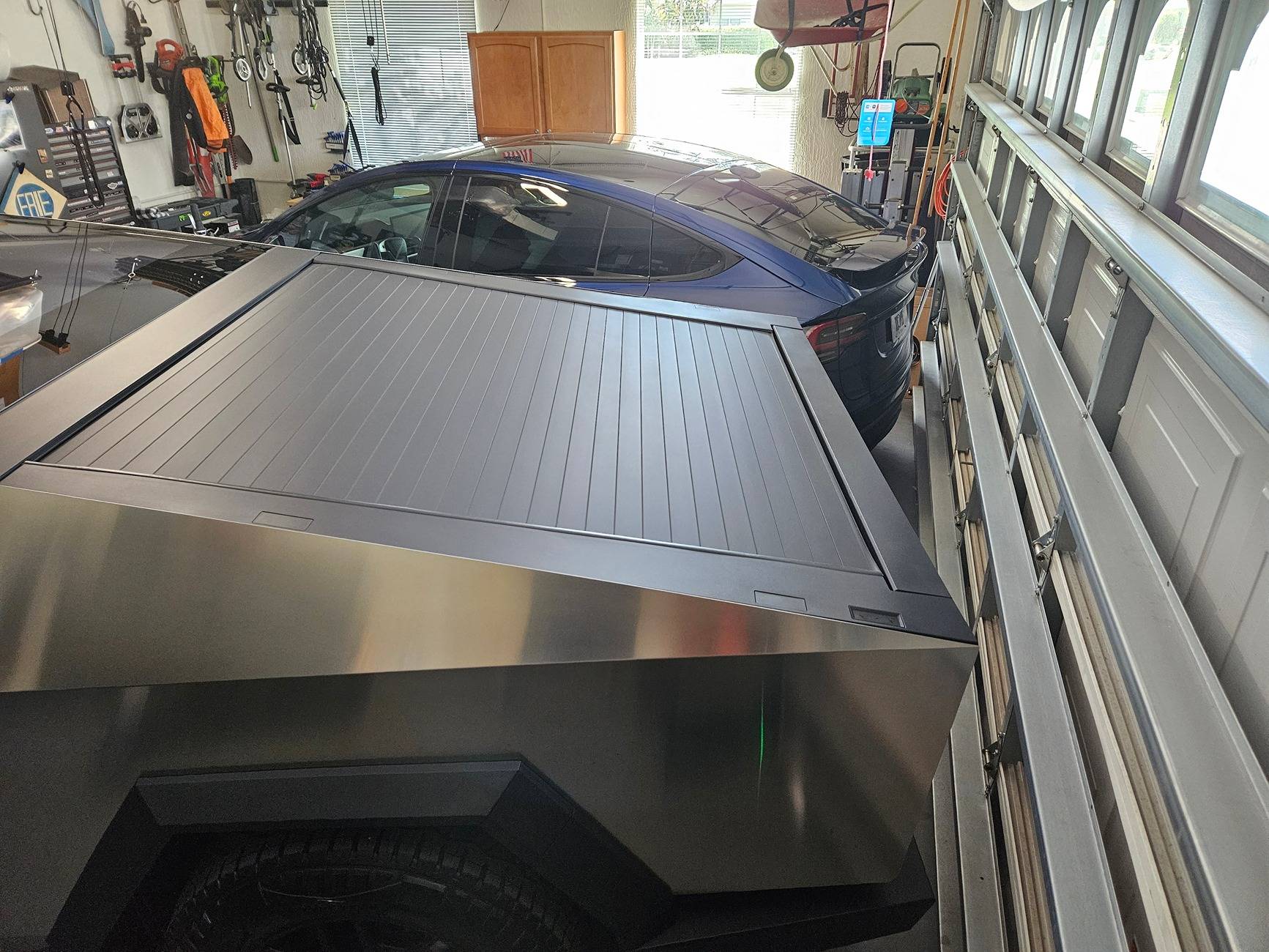 Tesla Cybertruck Plenty of room for it in my garage... CT 6