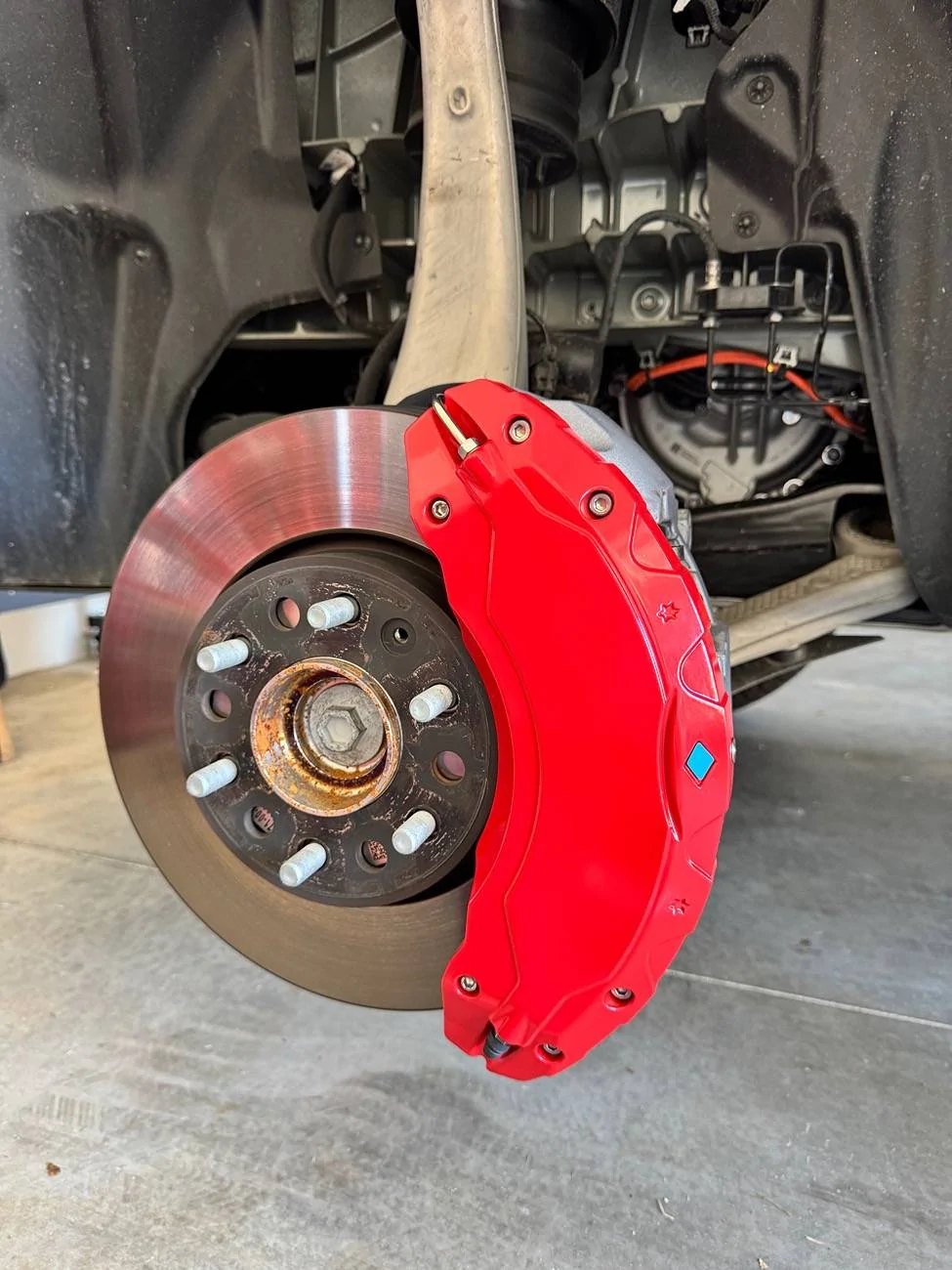 Tesla Cybertruck Cybertruck Brake Caliper Covers GIVEAWAY by Teslaunch! Help Us Pick New Colors to get $99 OFF! IMG_1704
