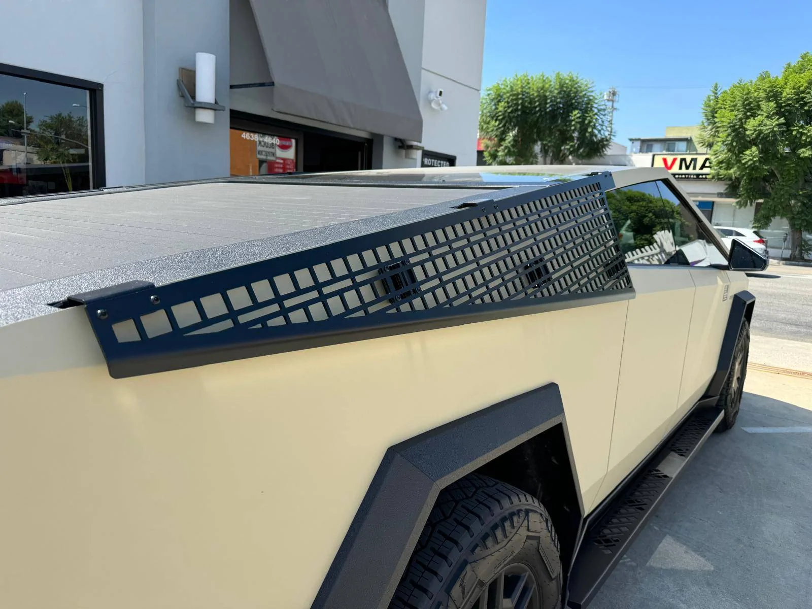 Tesla Cybertruck Show us your Running Boards TESLA Cybertruck steprotect protection stickercity sliplo fender flares los angeles molle run