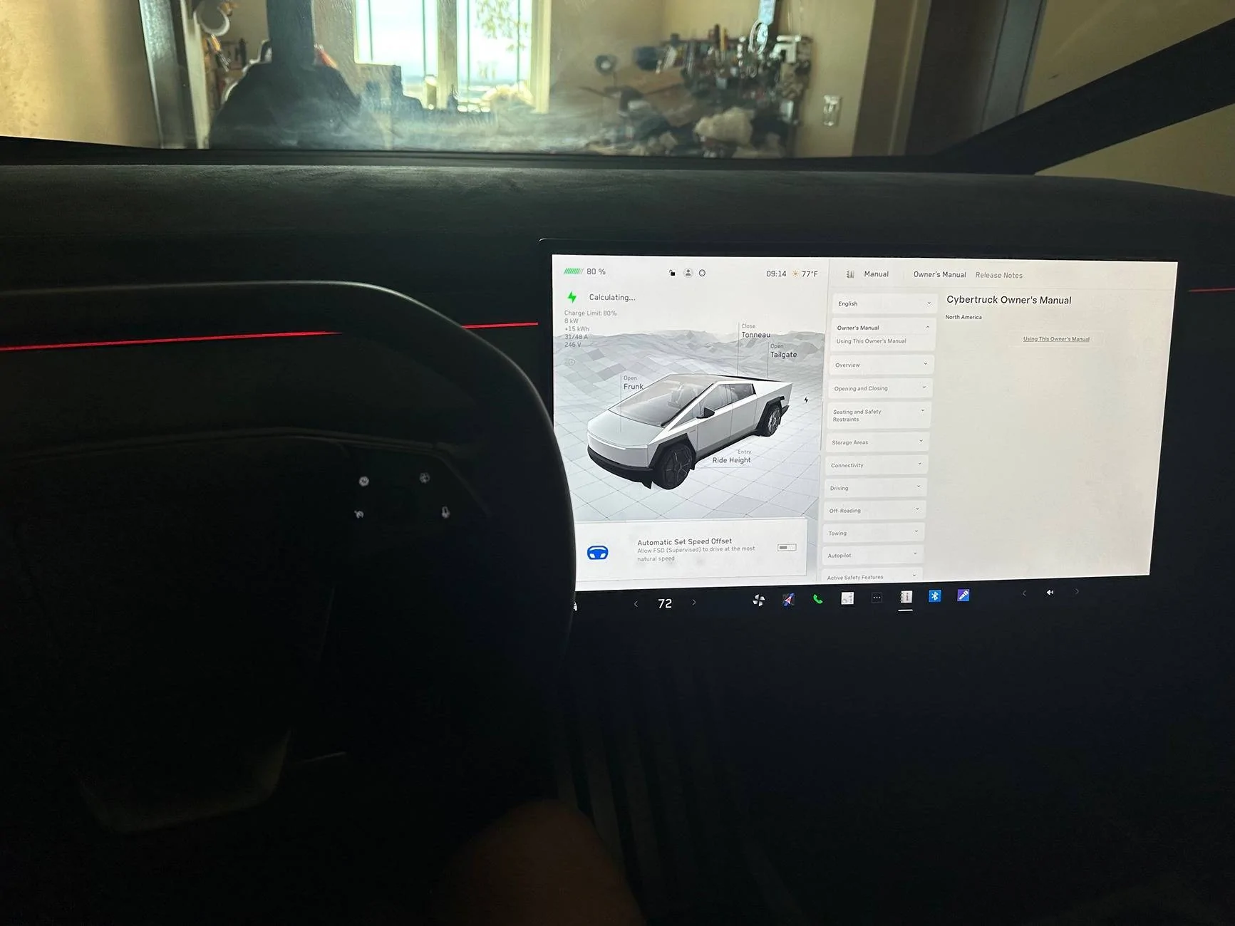 Tesla Cybertruck Installation and review of (Anysix) screen swivel swivel 1