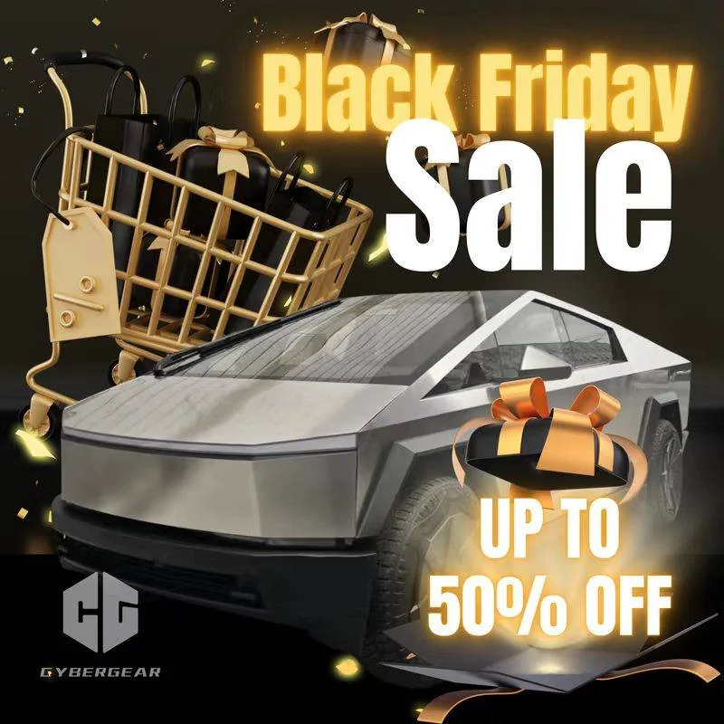 Tesla Cybertruck [CyberGear]Black Friday is Here: Up to 50% Off Our Biggest Sale Ever! 0a84ff2c128937ad65d3650dc783447