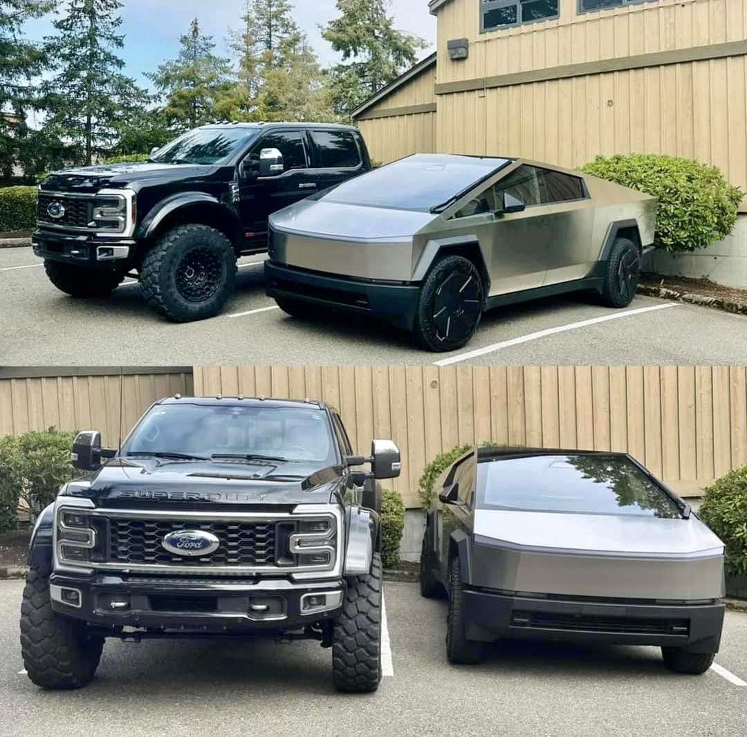 Tesla Cybertruck Dual vehicle lifestyle 465883853_889409906628057_1980827728988470366_n