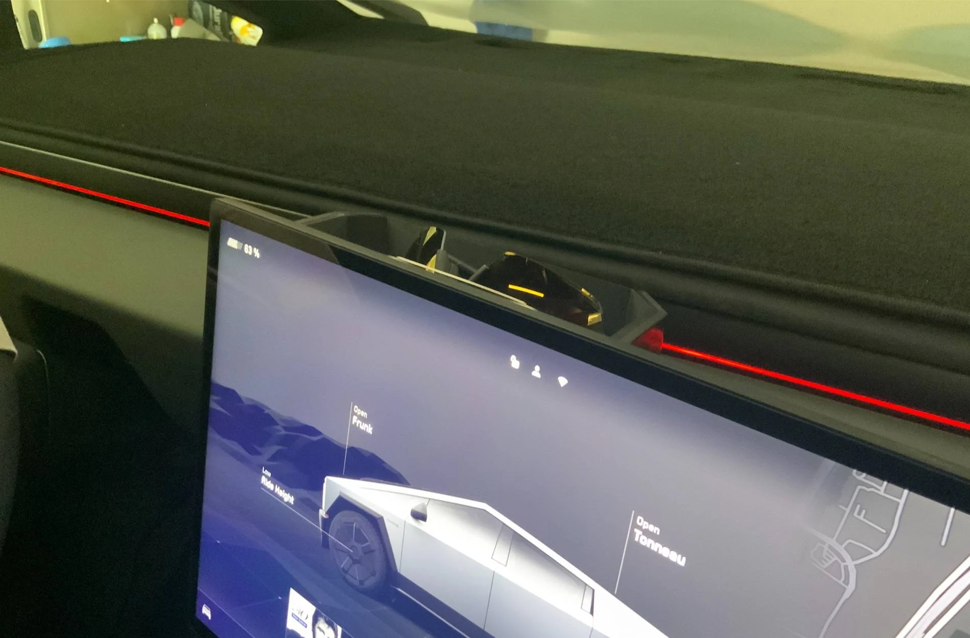 Tesla Cybertruck Two things you have to know before you buy Cybertruck Screen Swiveling Mount Kit IMG_2055