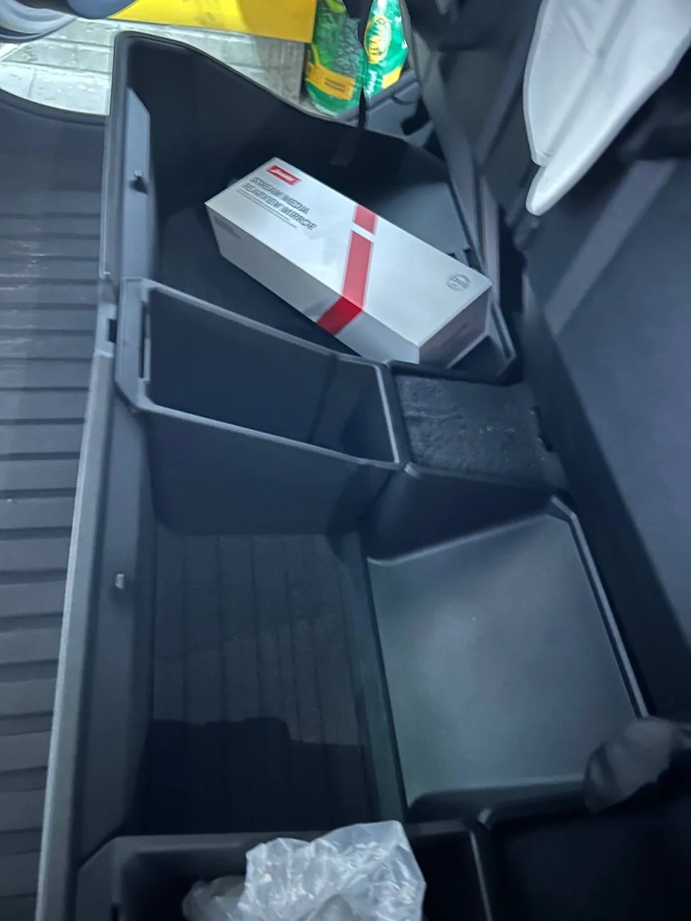 Tesla Cybertruck Elecfresh underseat storage installed IMG_0305