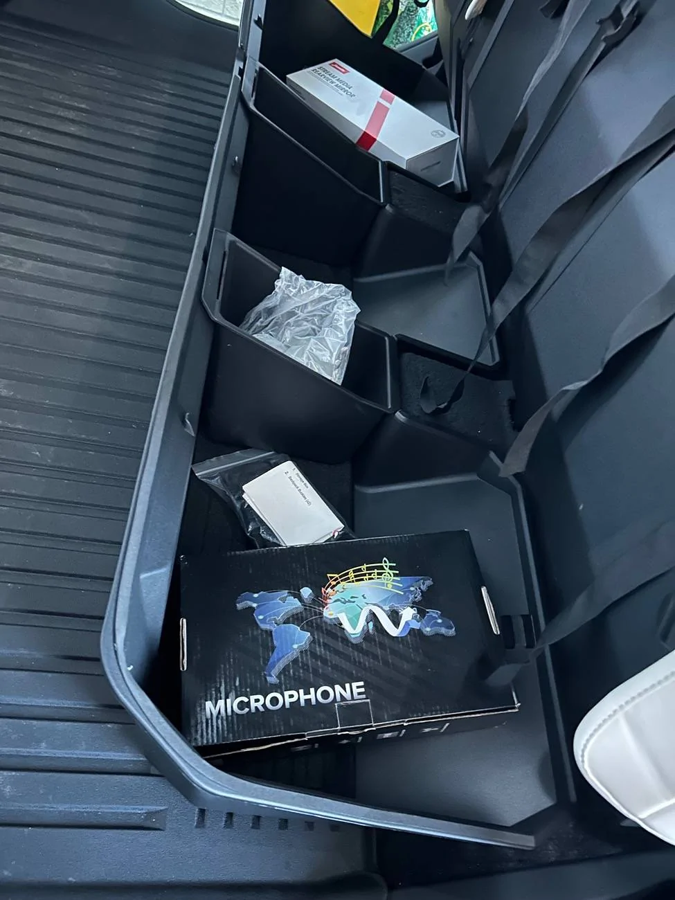 Tesla Cybertruck Elecfresh underseat storage installed IMG_0304
