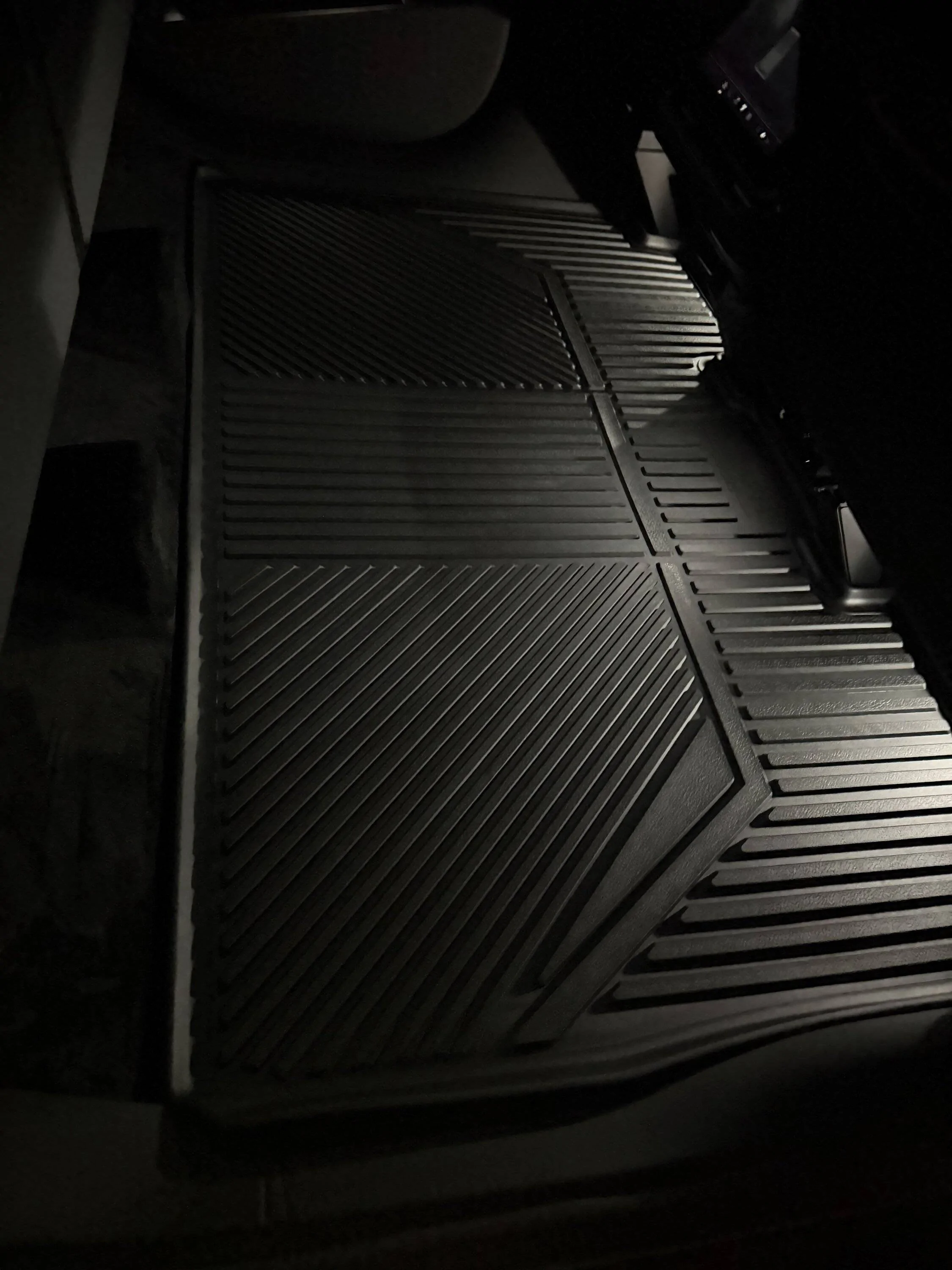 Tesla Cybertruck Lasfit floor mats for Cybertruck are amazing IMG_4892