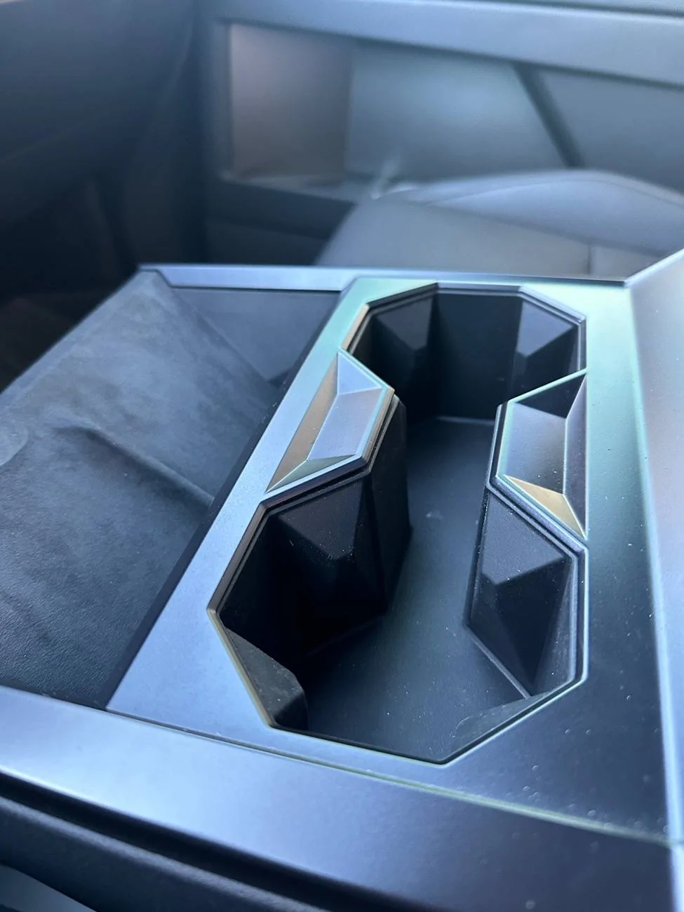 Tesla Cybertruck Defective Cup Holder Liner? IMG_3770