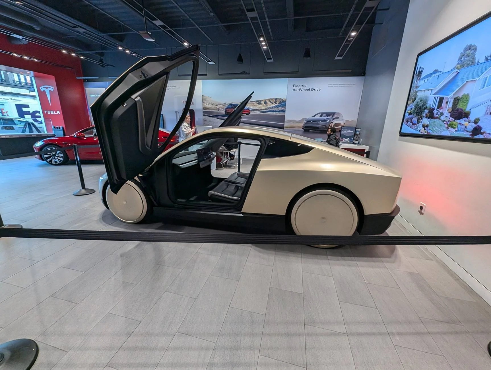 Tesla Cybertruck CyberCab @ Legacy West Plano, Tx PXL_20241113_221626267