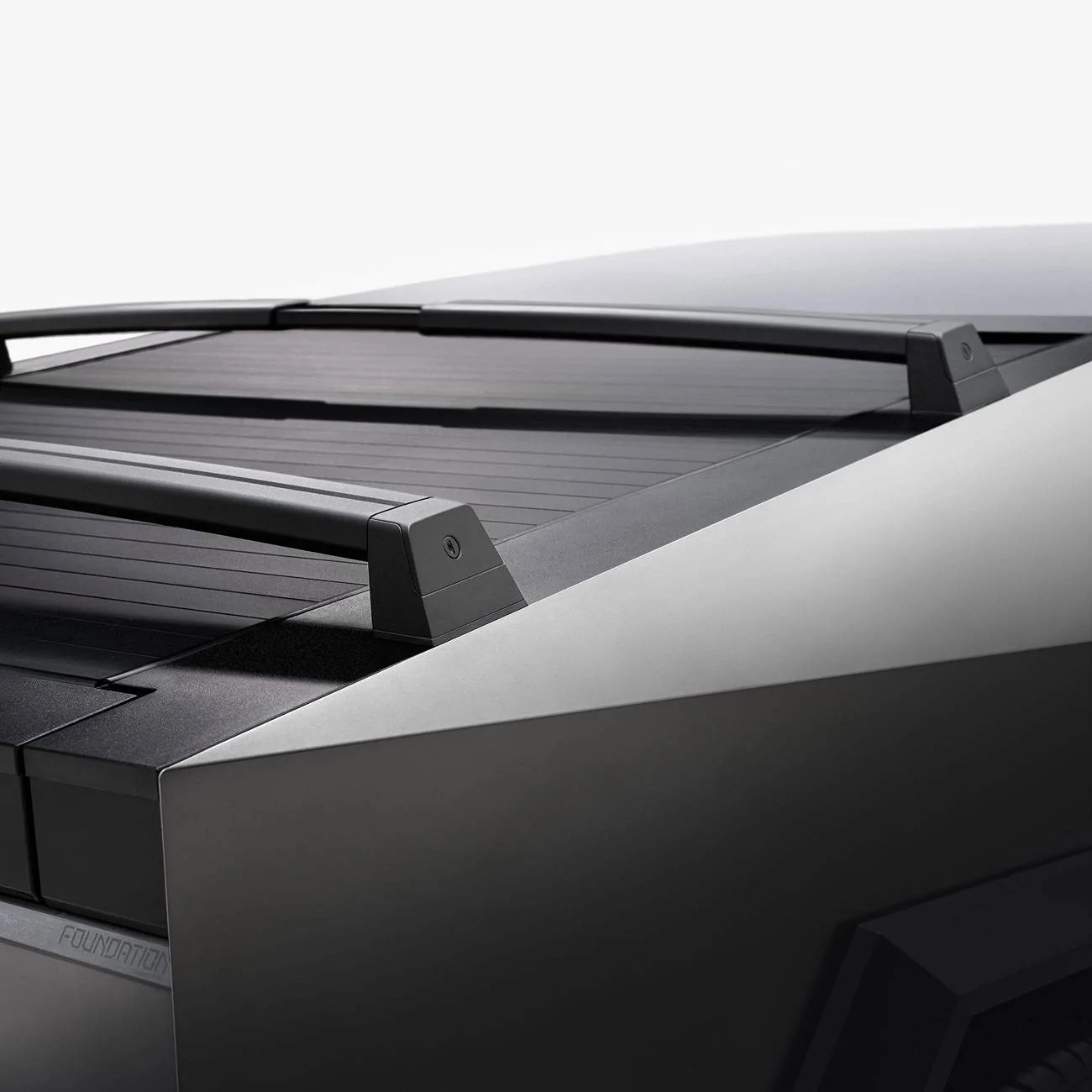 Tesla Cybertruck OEM Crossbars for Cybertruck now available. Reveals difference between Foundation & non-Foundation Series 1897768-00-B-1-03