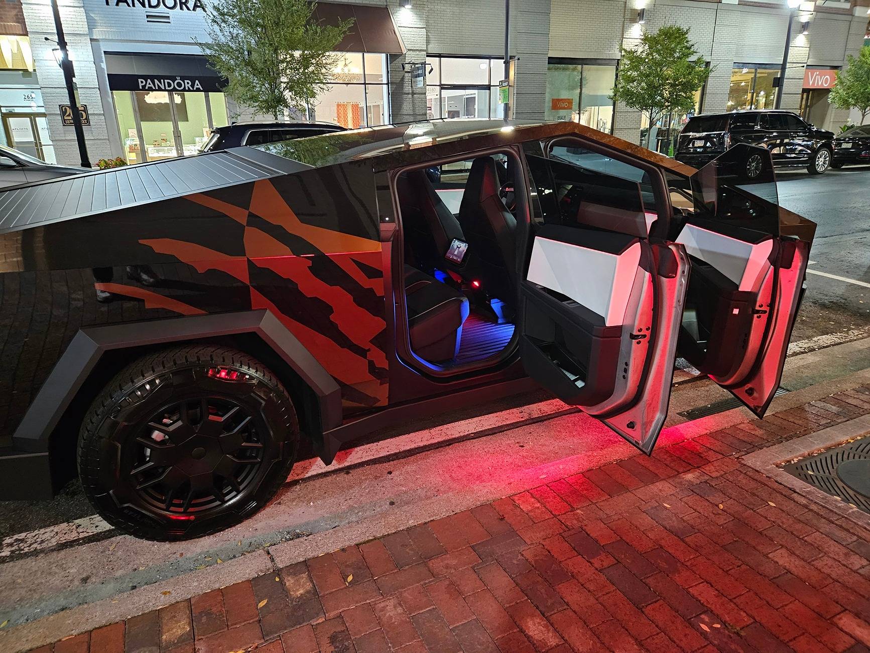 Tesla Cybertruck 🔴 Sick Assassin's Red wrapped Cyberbeast! (FlexiShield Assassin Red Color Shift) 20241010_210856