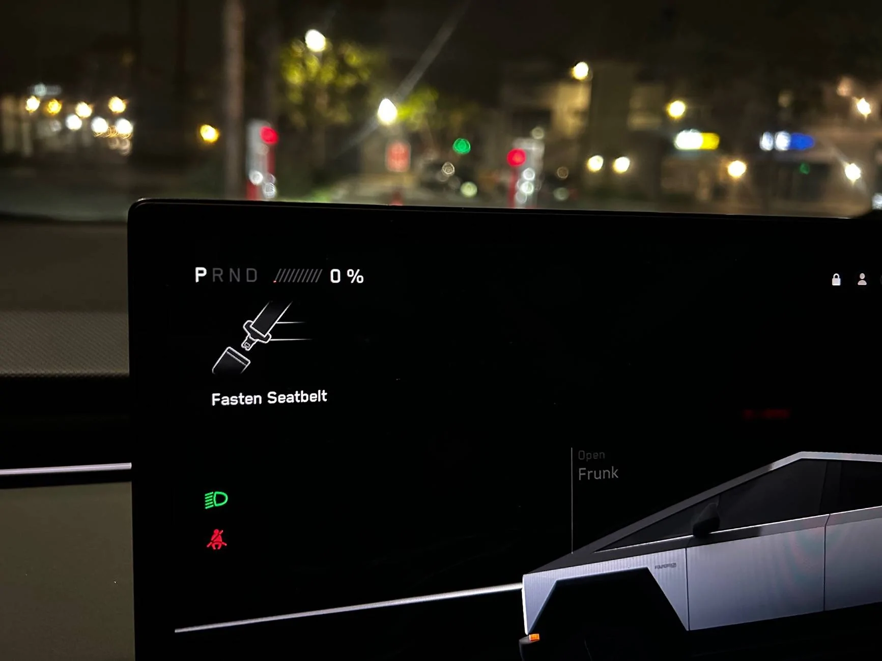 Tesla Cybertruck Arrived at charger with 0% and 1 mi, is this bad? IMG_8518