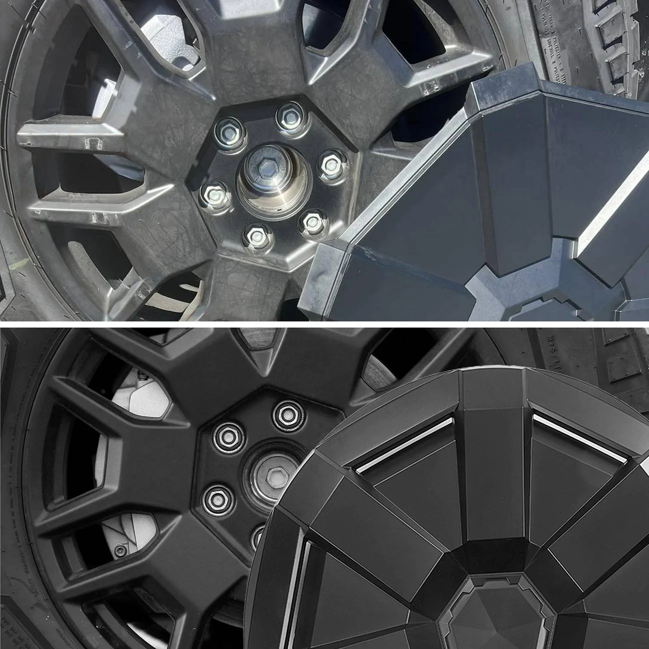 Tesla Cybertruck 🔥Foronetry | Comment to Unlock Your Exclusive Wheel Hubcaps Discount! 3