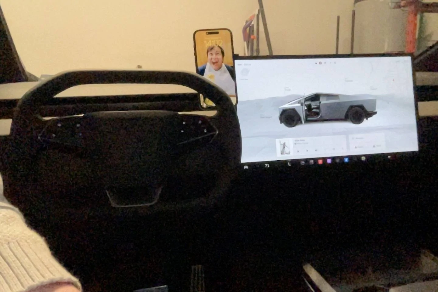 Tesla Cybertruck MagBak Wireless Charger Install IMG_7206
