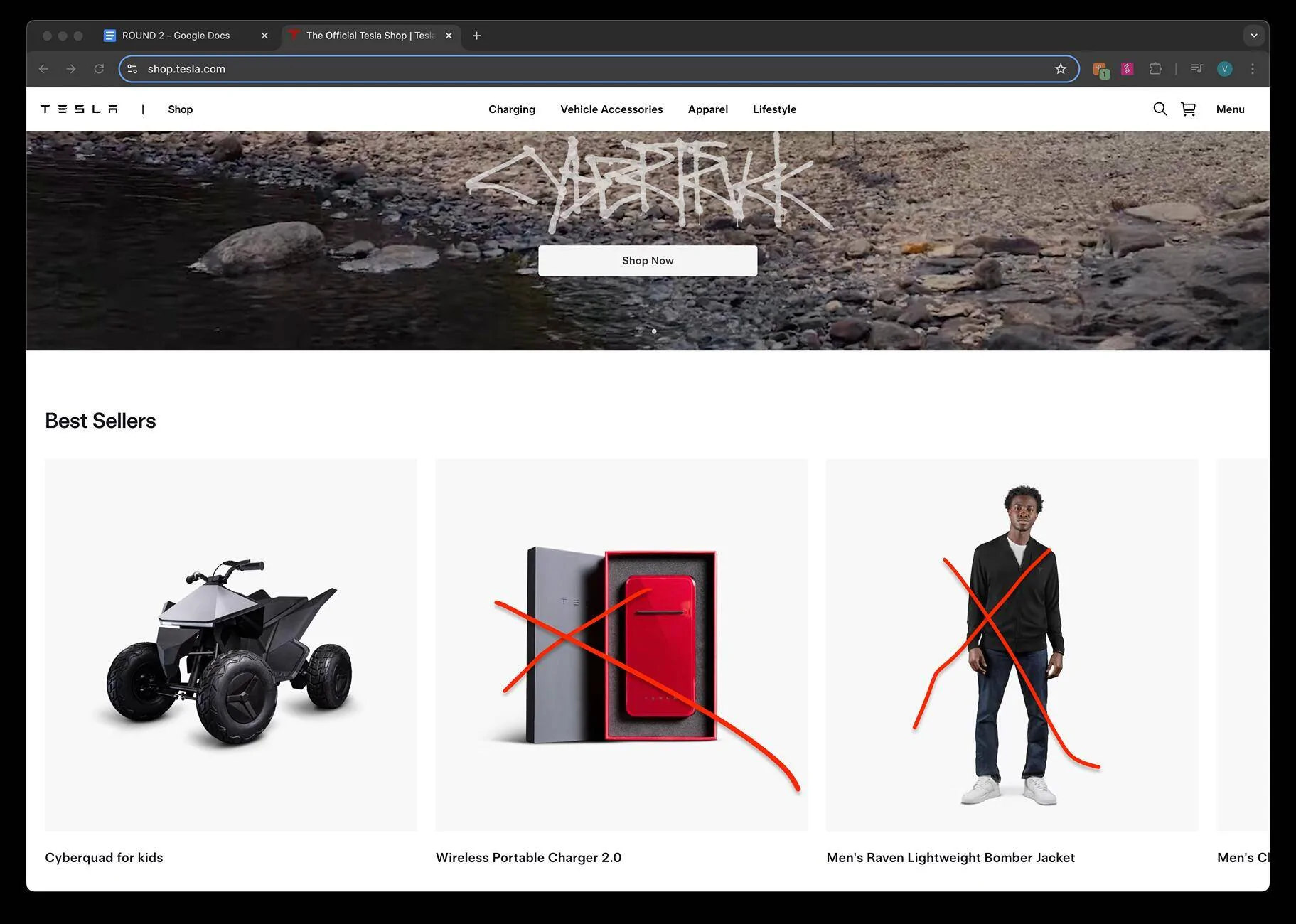 Tesla Cybertruck Tesla Shop is being updated - what do you think is coming? 1731716311003-qo