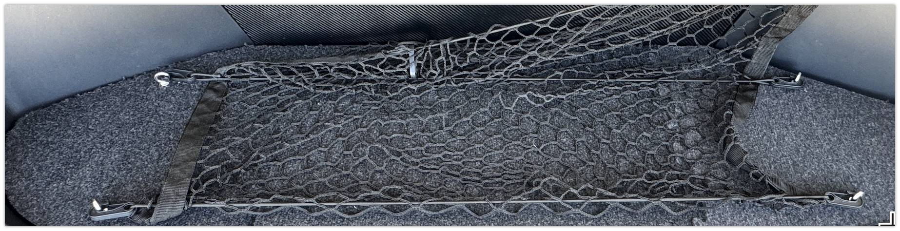 Tesla Cybertruck New: Official Tesla Cybertruck Front Trunk L-Track + Cargo Net  -- $85 Eyelet bolts