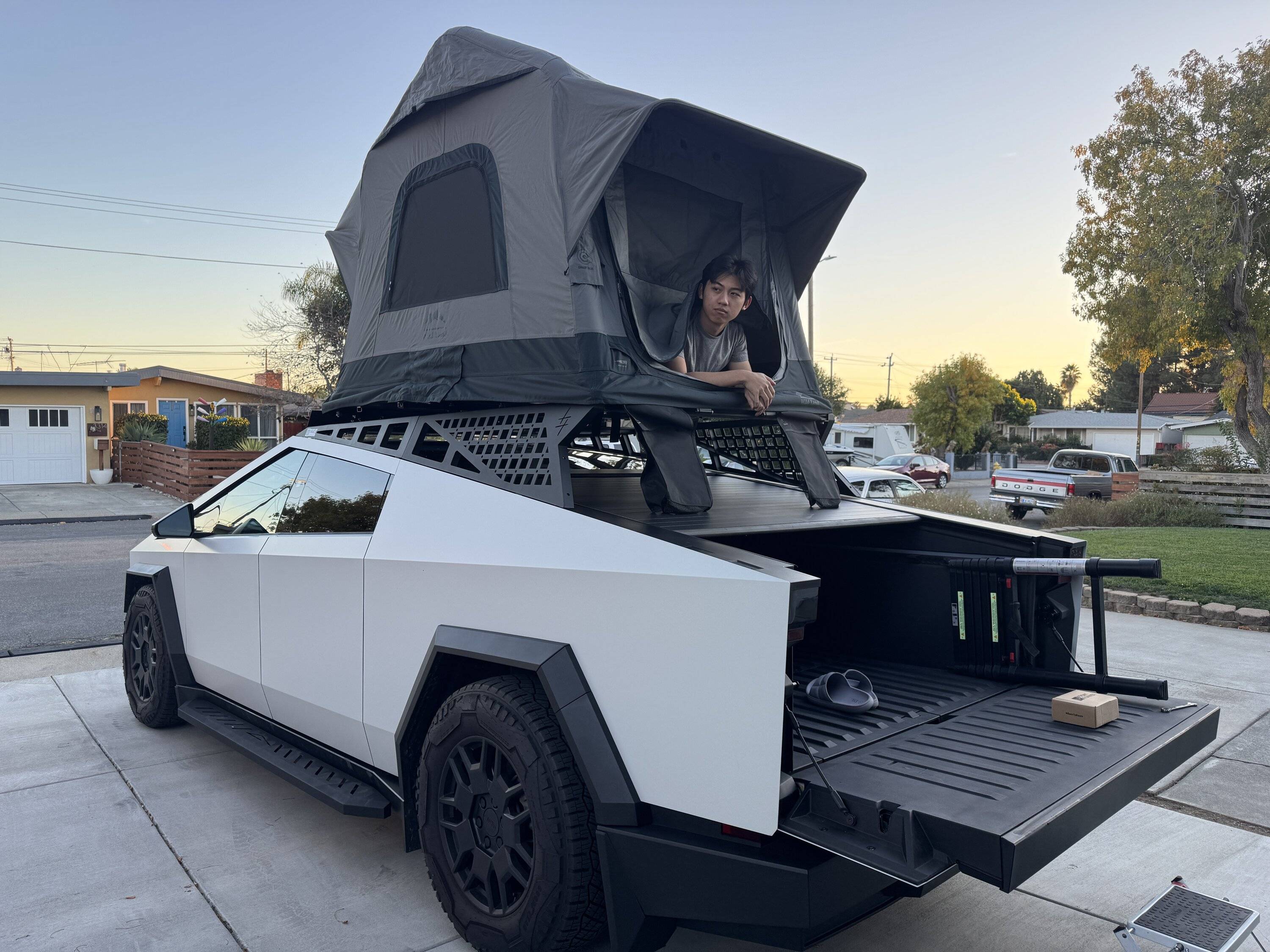Tesla Cybertruck Rooftop Tent Setup: Easily Access Your RTT While Maintaining Cybertruck's Good Looks IMG_2996.JPG