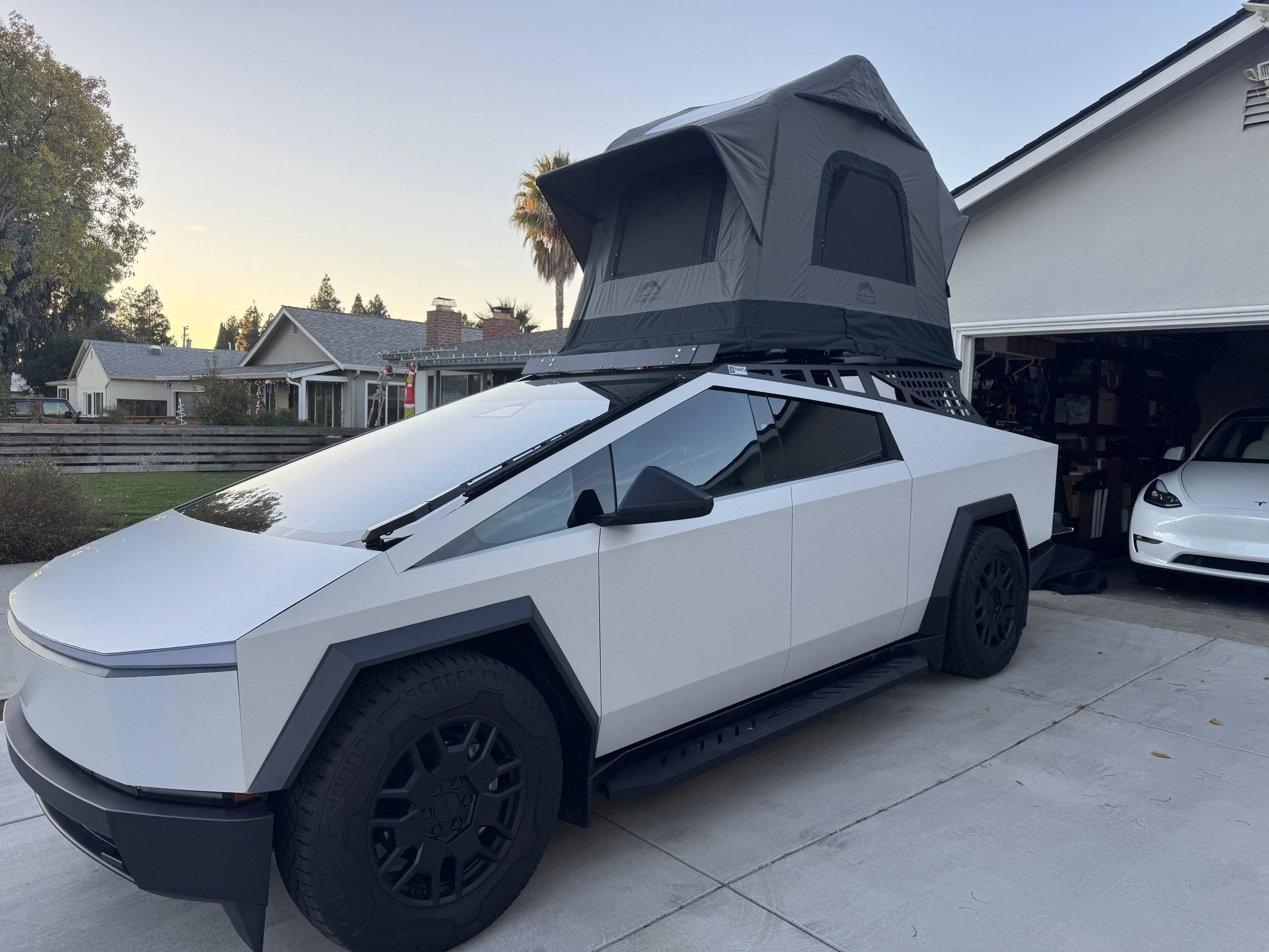 Tesla Cybertruck Rooftop Tent Setup: Easily Access Your RTT While Maintaining Cybertruck's Good Looks IMG_2997