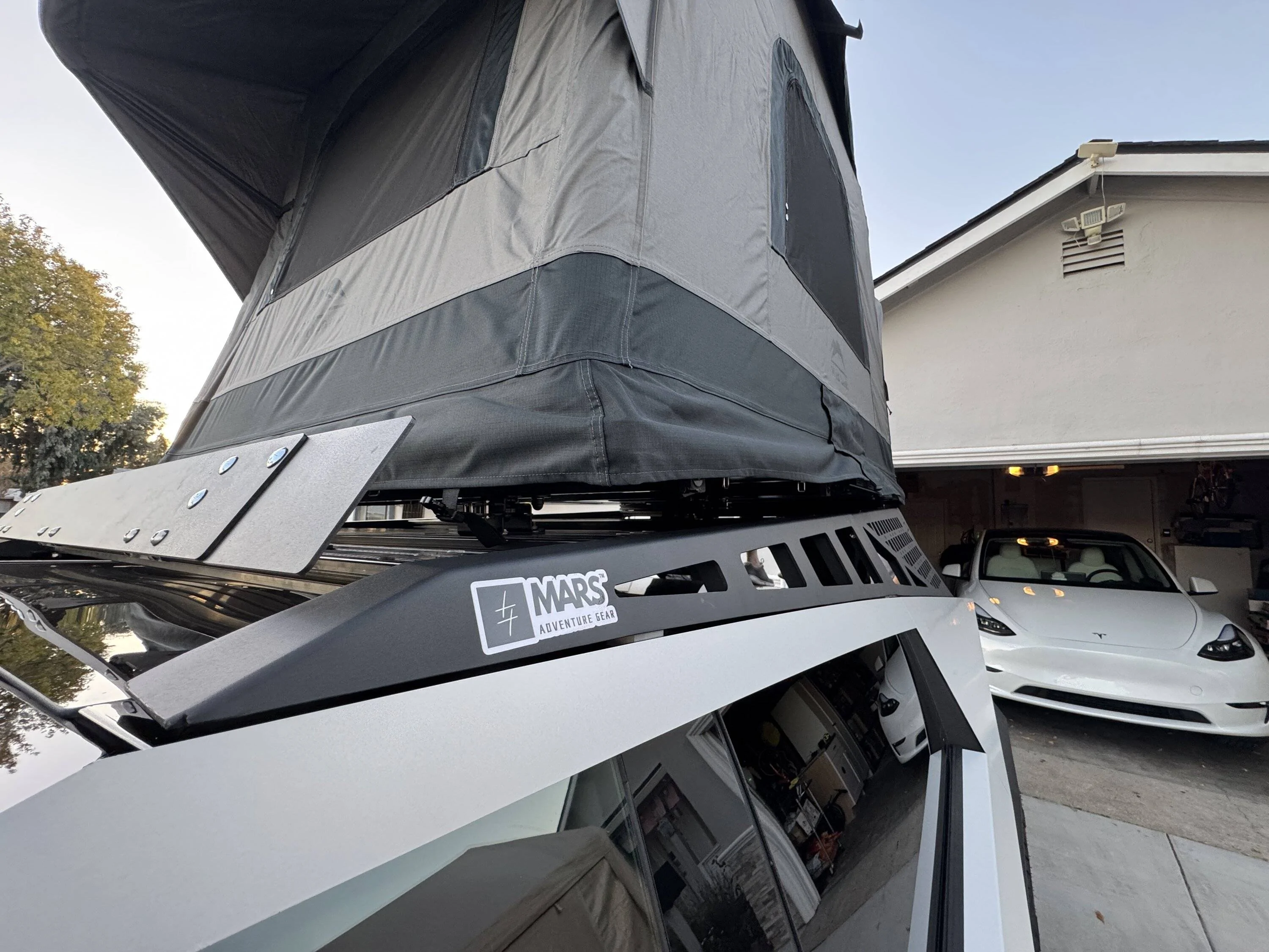 Tesla Cybertruck Rooftop Tent Setup: Easily Access Your RTT While Maintaining Cybertruck's Good Looks IMG_3002