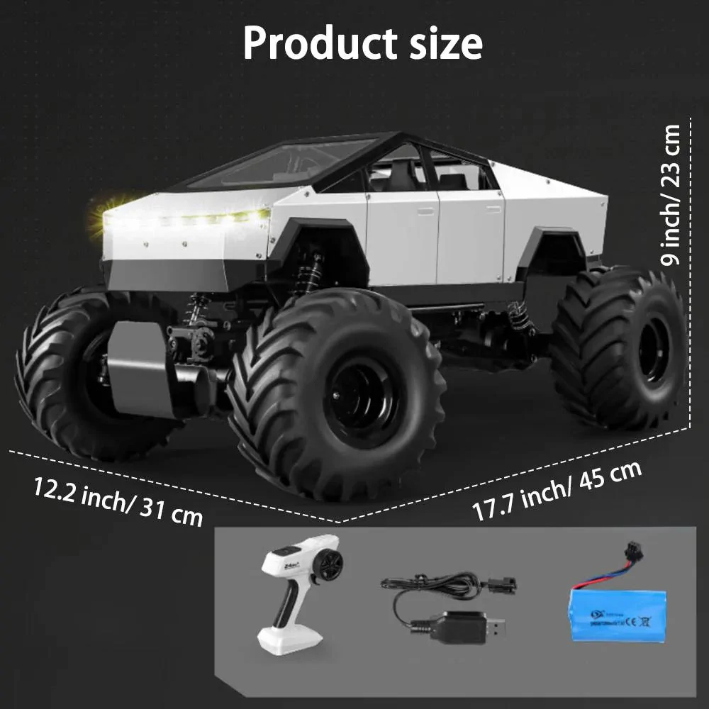 Tesla Cybertruck 🎁 Make Your Kids as Cool as You! Cybertruck 1:8 RC Car – The Ultimate Christmas Gift! 🚗✨ 09