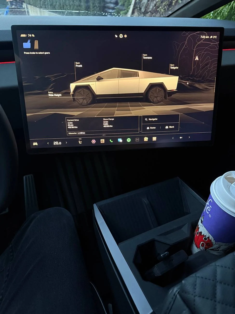 Tesla Cybertruck AnySix swivel display installation info IMG_0334